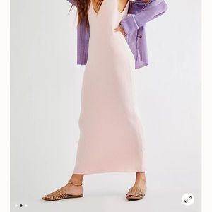 Free people pink Daniela dress